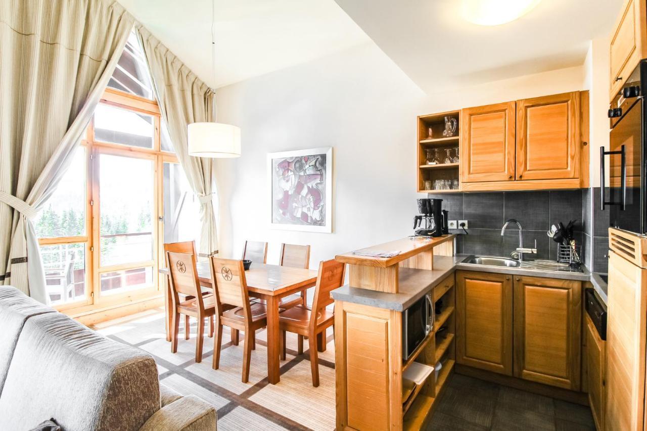 Private Penthouse 2-Bed Apartment, Ski In And Out In 5* Flaine Residence Bagian luar foto
