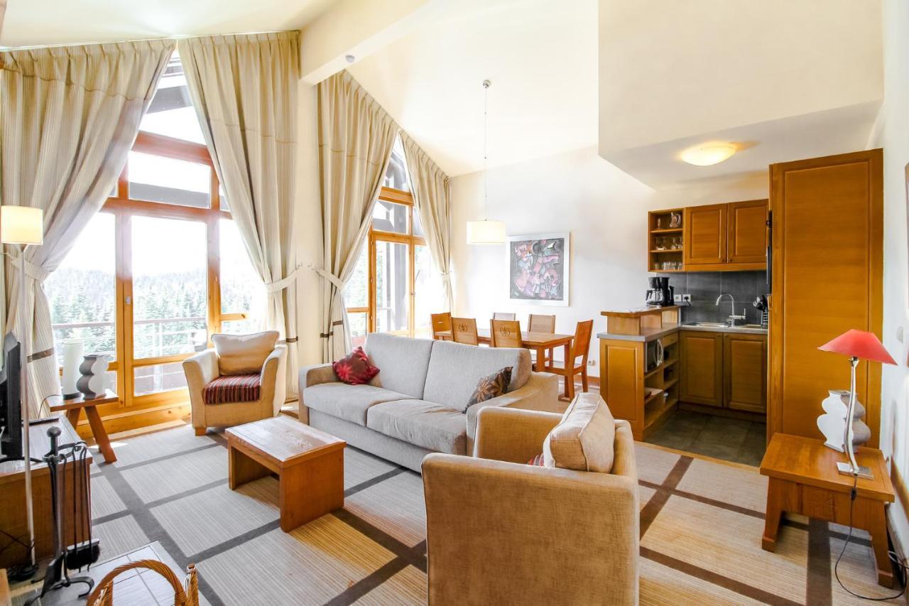 Private Penthouse 2-Bed Apartment, Ski In And Out In 5* Flaine Residence Bagian luar foto