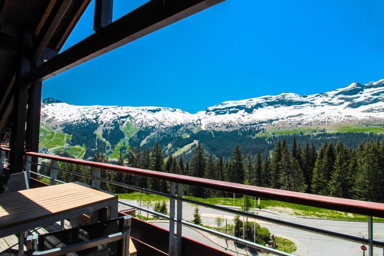 Private Penthouse 2-Bed Apartment, Ski In And Out In 5* Flaine Residence Bagian luar foto