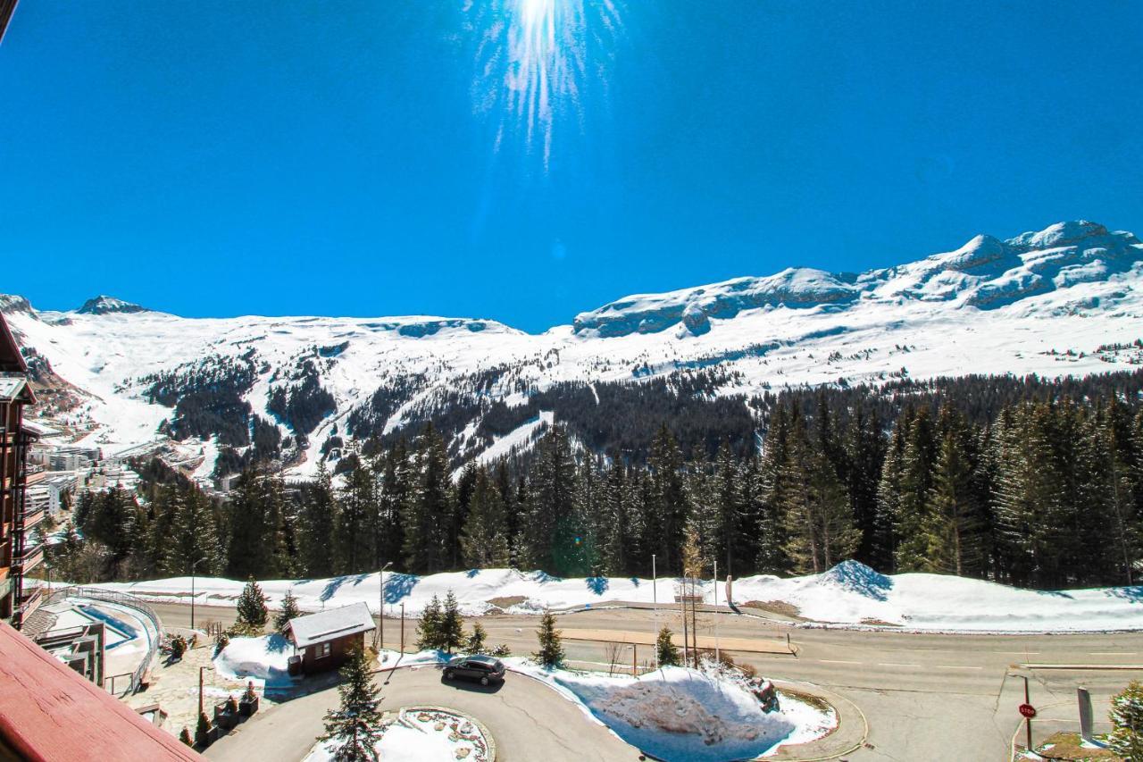 Private Penthouse 2-Bed Apartment, Ski In And Out In 5* Flaine Residence Bagian luar foto